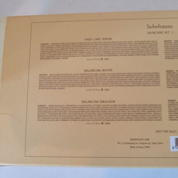 New Sulwhasoo skincare kit 1 Bergdorf Goodman Designer luxury Sephora - Picture 5 of 6